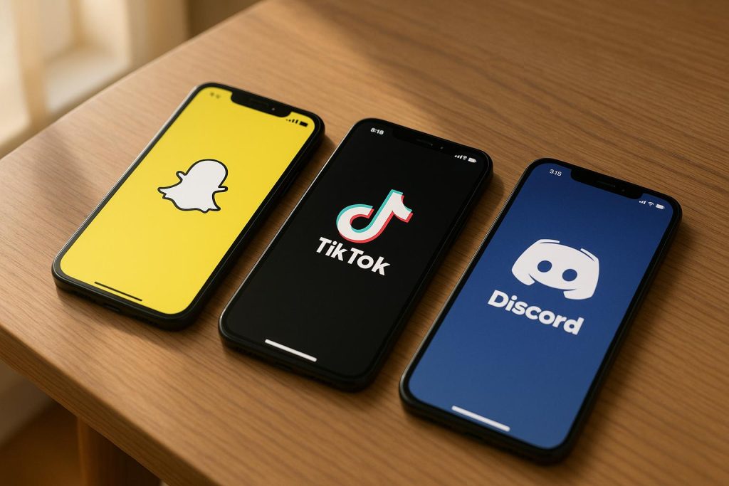 Snapchat, TikTok & Discord: Parent Safety Guide 2025